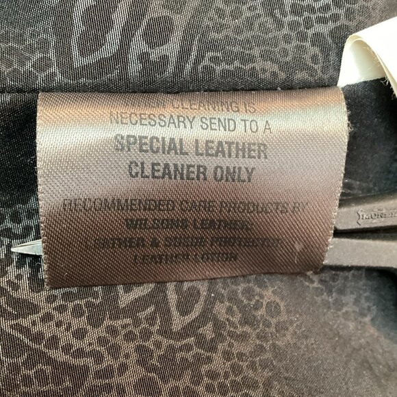 Wilsons Leather Pelle Studio Womens Medium Long Italian Leather Trench Coat Blac - Picture 12 of 13